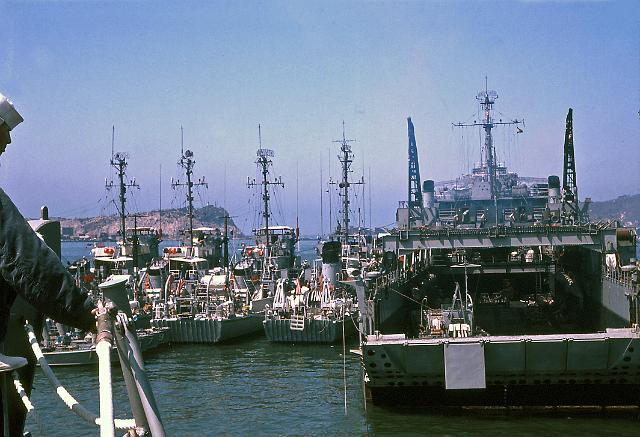 S19640225004.JPG - MINE SWEEP & LANDING CRAFT