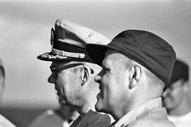 S196508000115C.JPG - CAPT GOODFELLOW& XO CDR MOORE